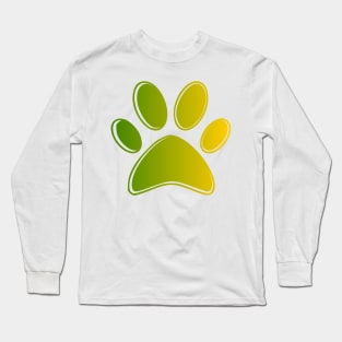 Paws Emoji Long Sleeve T-Shirt